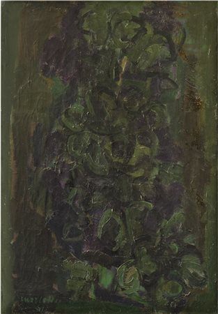 Ennio Morlotti "Cardi" 1961
olio su tela
cm 100x70
Firmato e datato 61 in basso