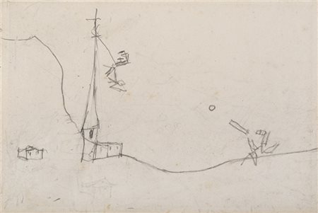 Osvaldo Licini "Senza titolo" 
matita su carta
cm 20x30

Provenienza
Collezione