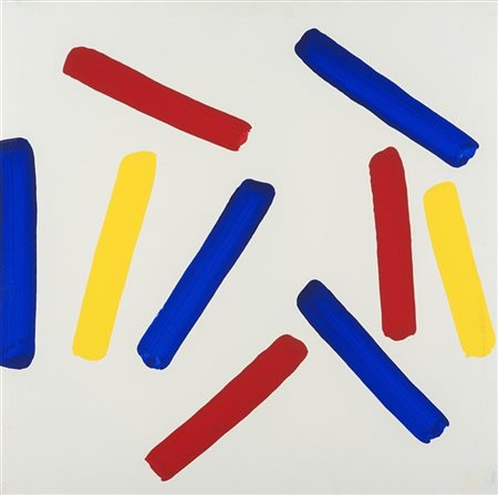 Orazio Bacci "Modulazione n. 199" 2010olio su telacm 50x50Firmato, titolato e