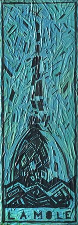 Aldo Mondino "La Mole" anni '80
acrilico su tela
cm 50x17,5

Provenienza
Dono de