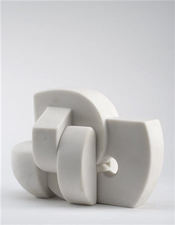Andrea Cascella "Unione" 1982marmo bianco di Carraracm 17x25x16ProvenienzaC
