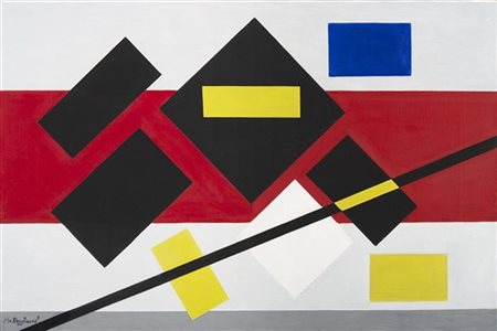 Mauro Reggiani "Composizione" 1963
olio su tela
cm 54x81
Firmato in basso a sini