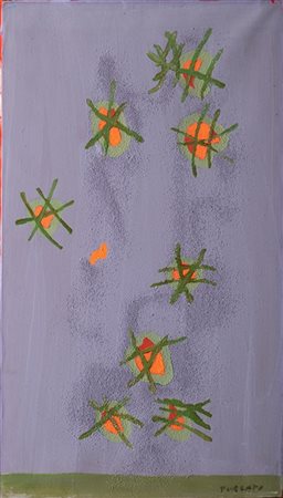 Giulio Turcato "Segnico" 1967 circa
olio e tecnica mista su tela
cm 70x40
Firmat