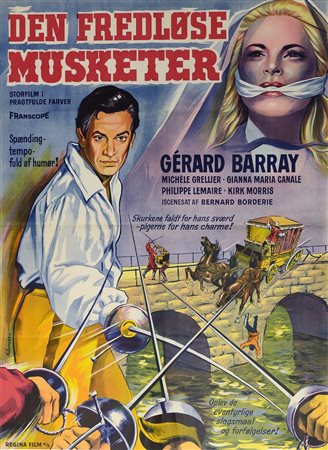 BORDERIE BERNARD (1924 - 1978) - I tre moschettieri. (Den fredlose musketer).