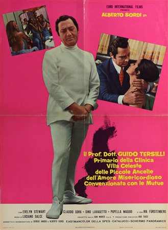 SALCE LUCIANO  (1922 - 1989) - Il Prof. Dott. Guido Tersilli Primario della Clinica Villa Celeste delle Piccole Ancelle dell'Amore Misericordioso convenzionata con le Mutue.