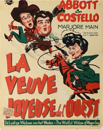  ABBOTT & COSTELLO - La veuve joyeuse de l'oeust.