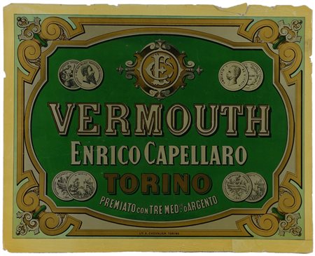 CAPELLARO ENRICO - Vermouth. Torino.