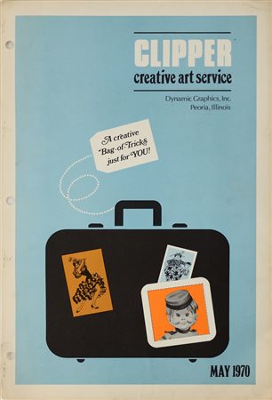  AUTORE NON IDENTIFICATO - Clipper creative service. A creative "Bag of Tricks just for you!".