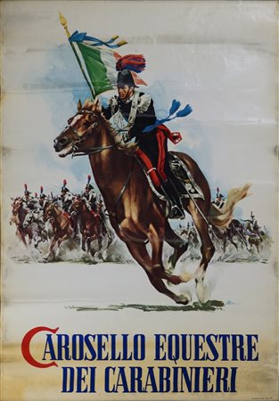 AUTORE NON IDENTIFICATO - Carosello equestre dei Carabinieri.
