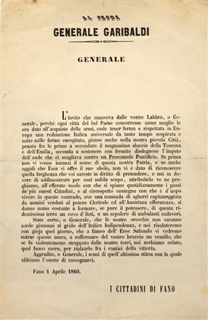  AUTORE NON IDENTIFICATO - Il Prode Generale Garibaldi.