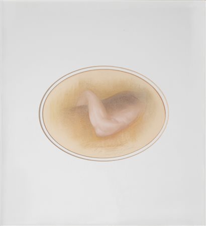 Piero Guccione , L'elegia della notte per Tristano ed Isotta , Pastello su carta