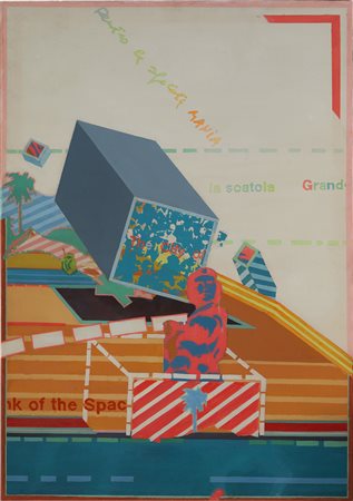 Fernando De Filippi , Senza titolo , Acrilico su tela