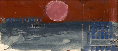 Bruno Saetti , Senza titolo , Tempera su carta