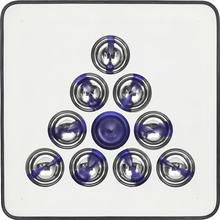 Franco Costalonga , Oggetto cromocinetico , Tecnica mista