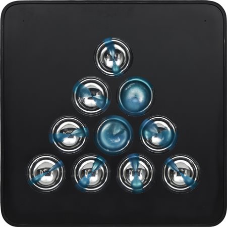 Franco Costalonga , Oggetto cromocinetico , Tecnica mista