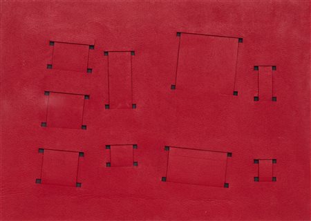 Armando Marrocco , Intreccio politico , Idropittura su tessuto sintetico su tavola