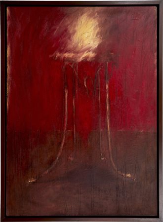 Omar Galliani , Jochanan , Olio su tela