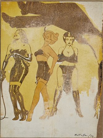 Mimmo Rotella , Erotica , Effaçage