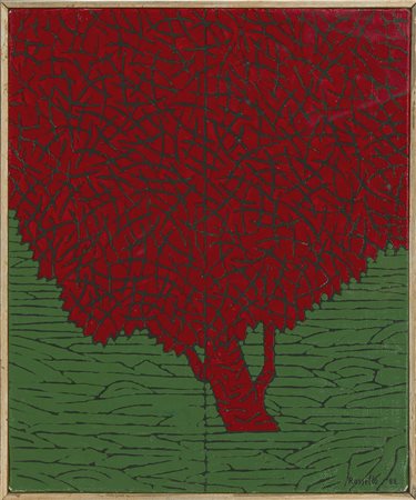 Mario Rossello , Senza titolo , Smalti su tela