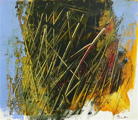 ​Antonio Pedretti , Gesti paludosi , Olio su tela