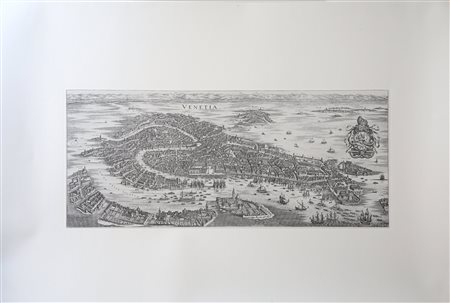 Matthaus Merian - Veduta di Venezia 1635