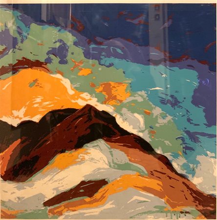 Carla Rigato - Scogliere ed azzurro 