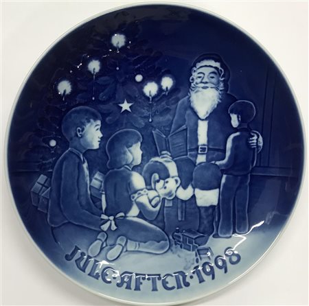 PIATTO DECORATIVO in porcellana Bing & Grondahl Copenhagen serie...