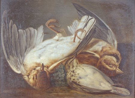 CRIVELLI GIOVANNI (Ambito di)<BR>1680/90-1760<BR>"Cacciagione-volatili"