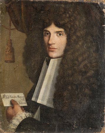 PITTORE ANONIMO DEL XVIII SECOLO<BR>"Ritratto virile"