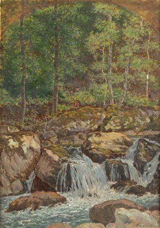 CAMILLO FILIPPO CABUTTI<BR>Bossolasco 1863-1922 Torino<BR>"Bosco"