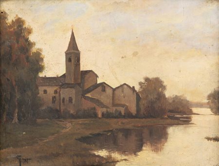 GIOVANNI GIANI<BR>Torino 1866 - 1937<BR>"Chiesetta"
