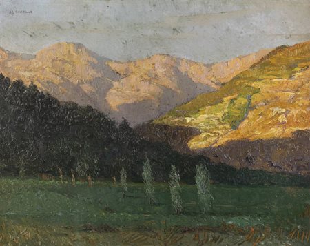 MARIO CAVALLA<BR>Torino 1902 - 1962 Bordighera<BR>"Paesaggio"