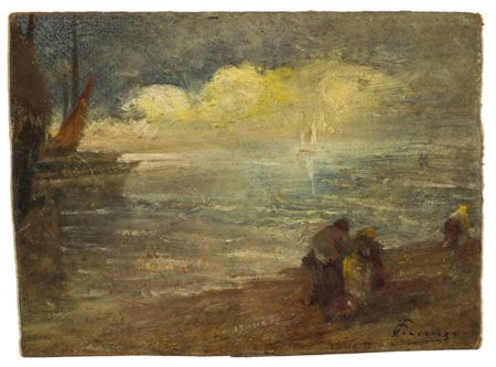 PIETRO PIACENZA<BR>Racconigi (CN) 1879 - 1964<BR>"Veduta"