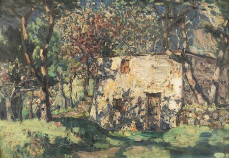 GIOVANNI ROVERO<BR>Mongardino (AT) 1885 - 1971 Noli (SV)<BR>"Paesaggio"