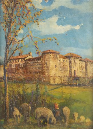 ROMOLO GARRONE<BR>Torino 1891 - 1959<BR>"Castello" 1930