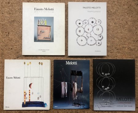 FAUSTO MELOTTI - Lotto unico di 5 cataloghi