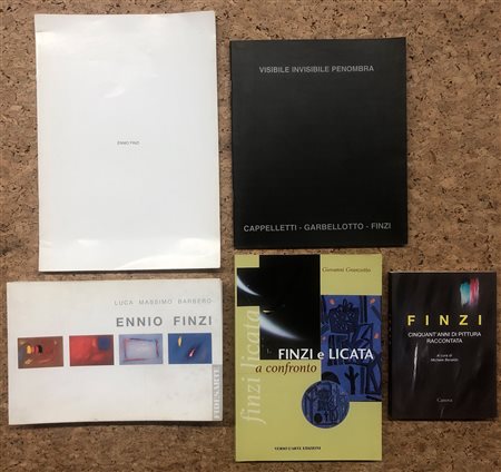 ENNIO FINZI - Lotto unico di 5 cataloghi