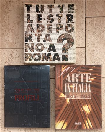 ARTE DEL DOPOGUERRA - COLLETTIVE - Lotto unico di 3 cataloghi