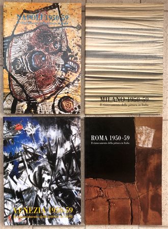 ARTE DEGLI ANNI CINQUANTA IN ITALIA - Lotto unico di 4 cataloghi
