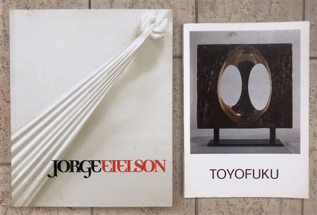 JORGE EIELSON E TOMONORI TOYOFUKU - Lotto unico di 2 cataloghi