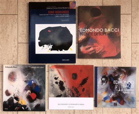EDMONDO BACCI E GINO MORANDIS - Lotto unico di 5 cataloghi
