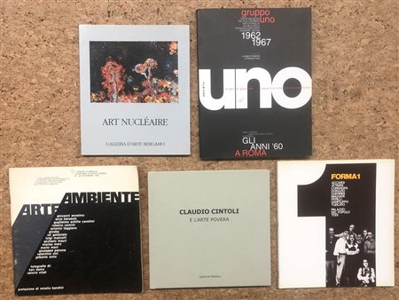 AVANGUARDIE DEL DOPOGUERRA - Lotto unico di 5 cataloghi