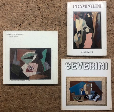 GINO SEVERINI E ENRICO PRAMPOLINI - Lotto unico di 3 cataloghi