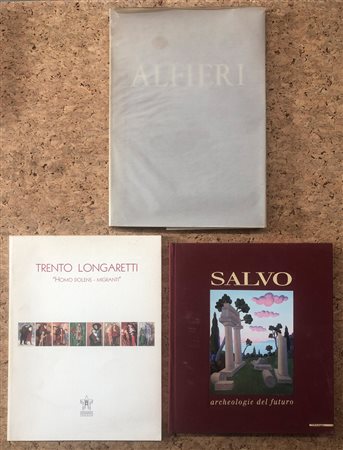 ARTE FIGURATIVA ITALIANA (SALVO, LONGARETTI, ALFIERI) - Lotto unico di 3 cataloghi