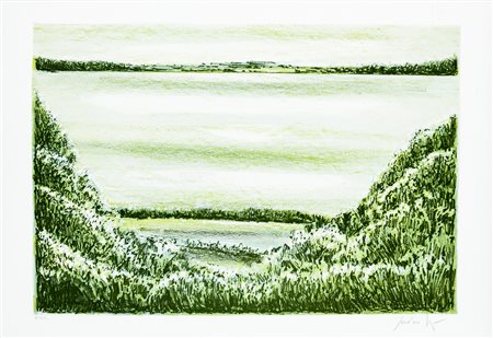 CESARE PEVERELLI (1922-2000) - Senza Titolo (Paesaggio)