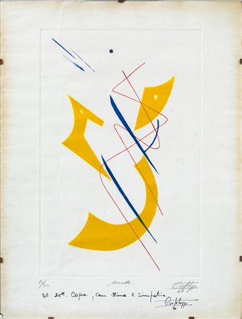 GINO CORTELLAZZO (1927-1985) - Moto, 1969