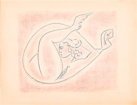 ANDRÉ MASSON (1896-1987) - Fragment de un féminaire, 1955