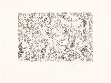 ANDRÉ MASSON (1896-1987) - Senza Titolo, 1972 circa