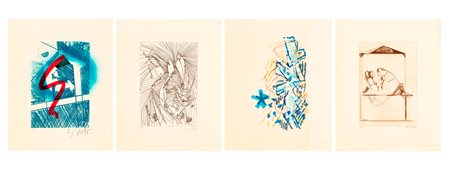 AUTORI VARI - Lotto unico composto da 1 cartella e 1 incisione