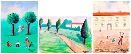 MARIO GIORGI - Lotto unico composto da 3 opere